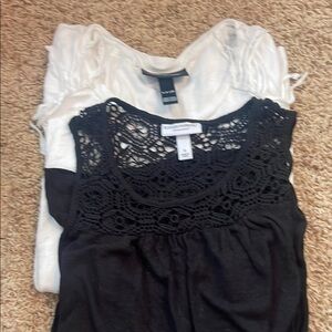 Black Lace Women's Top